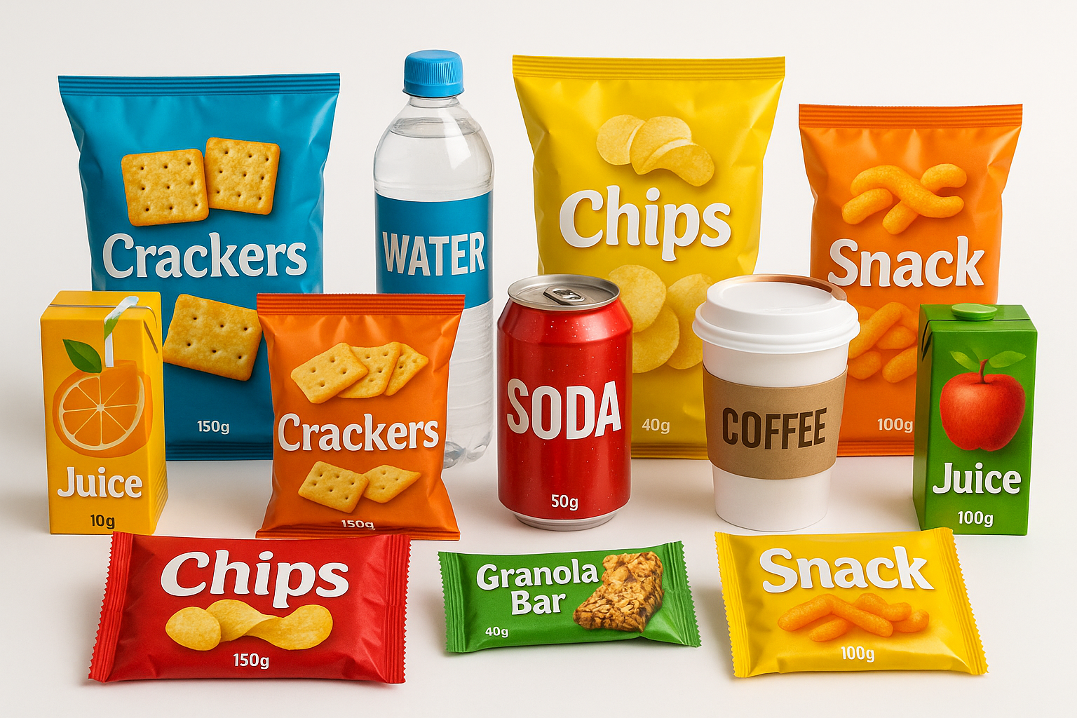 Food Packets & Beverages