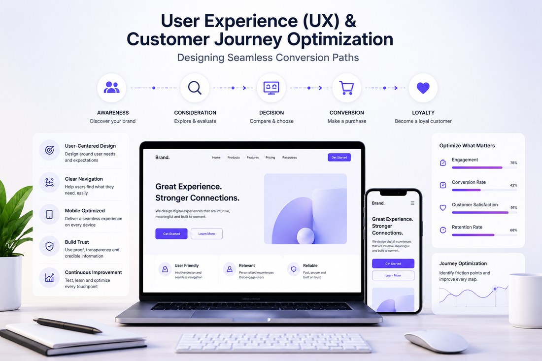 User Experience (UX) & Customer Journey Optimization: Designing Seamless Conversion Paths