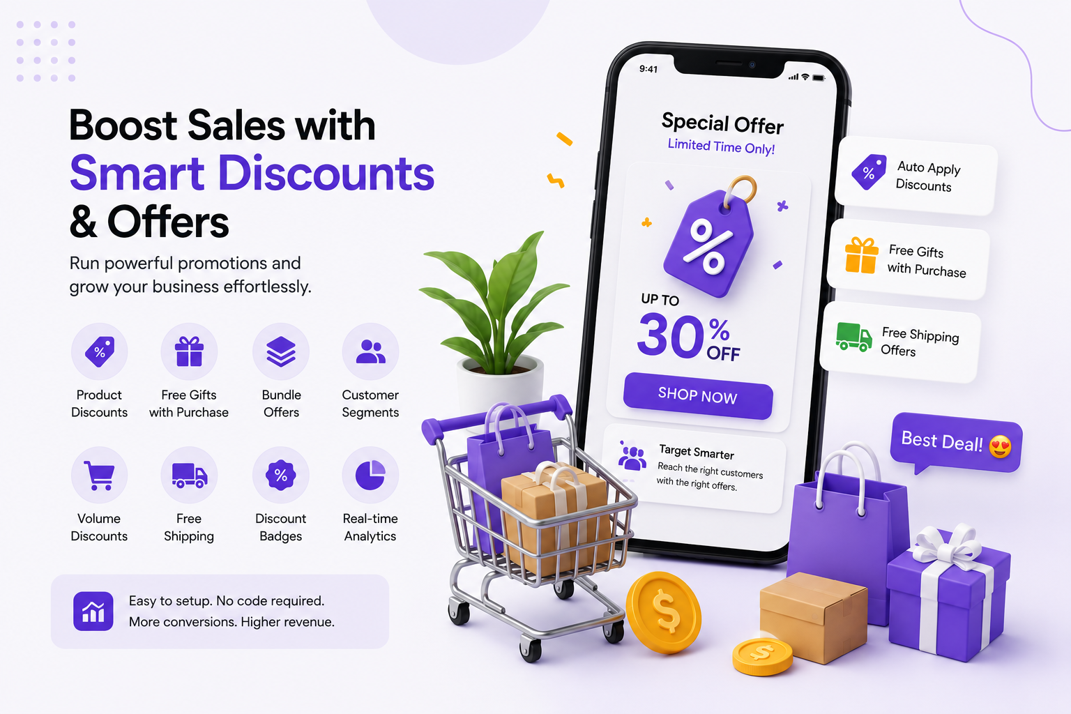 Shopify Landing banner